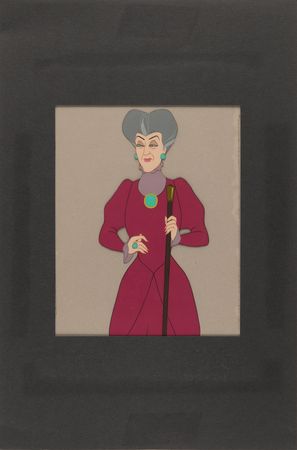 Lot #472 Lady Tremaine production cel from Cinderella - Image 1