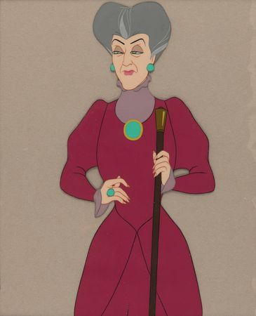Lot #472 Lady Tremaine production cel from Cinderella - Image 2