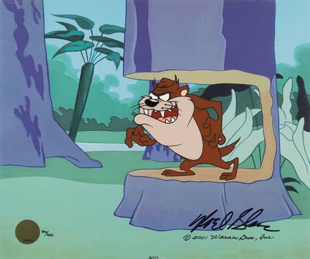 Lot #535 Tasmanian Devil limited edition cel from the Termite Terrace II Portfolio (Ltd. Ed. #54/100) - Image 1