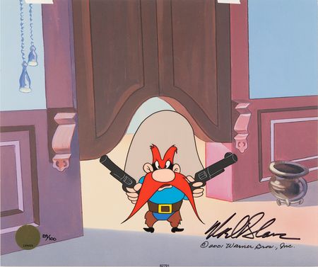 Lot #536 Yosemite Sam limited edition cel from the Termite Terrace II Portfolio (Ltd. Ed. # 89/100) - Image 1