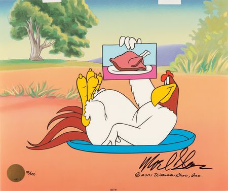 Lot #534 Foghorn Leghorn limited edition cel from the Termite Terrace II Portfolio (Ltd. Ed. #92/100) - Image 1