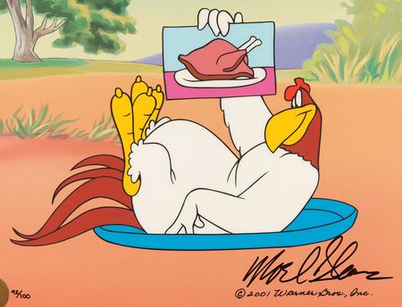 Lot #534 Foghorn Leghorn limited edition cel from the Termite Terrace II Portfolio (Ltd. Ed. #92/100) - Image 2