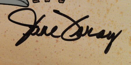 Lot #553 Rocky and Bullwinkle limited edition cel signed by June Foray (Ltd. Ed. #39/200) - Image 3