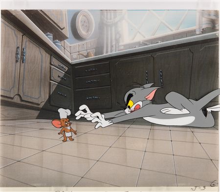 Lot #540 Tom and Jerry production cel from a Chuck Jones-produced Tom and Jerry cartoon - Image 2
