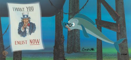 Lot #531 Don Knotts signed hand-painted cel for The Incredible Mr. Limpet (Ltd. Ed. #273/350) - Image 5