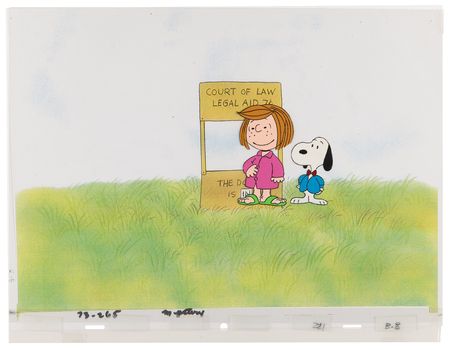 Lot #546 Snoopy and Peppermint Patty production cels from The Charlie Brown and Snoopy Show - Image 2