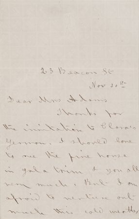 Lot #619 Louisa May Alcott Autograph Letter Signed: 