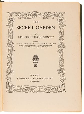 Lot #635 Frances Hodgson Burnett: The Secret Garden - Image 3