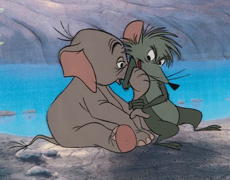 Lot #480 Goliath II and Mouse production cel from Goliath II - Image 1