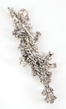 Lot #345 Roy O. Disney Sterling Silver Charm (17) Bracelet - Presented to a Veteran Member of Disney?s Ink and Paint Department - Image 3