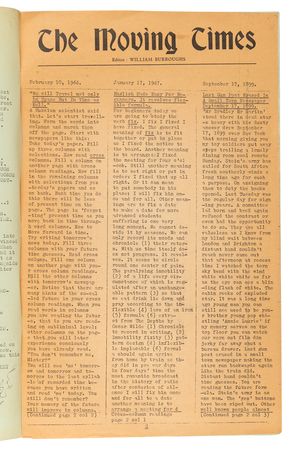 Lot #574 William S. Burroughs (2) Signed Copies of 