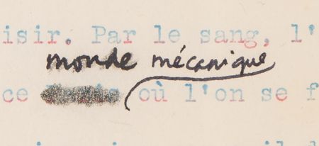 Lot #575 Albert Camus Hand-Corrected Typed Manuscript for His Preface to the Spanish Civil War Anthology, L’Espagne Libre [Free Spain] - Image 6