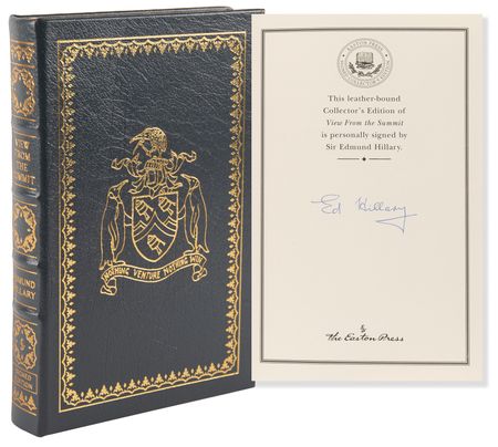 Lot #178 Edmund Hillary Signed Book - View from the Summit - Image 1