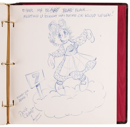 Lot #495 Preston Blair Dedication Binder from the Society of New York Animators with (20+) Signatures and Sketches from Cartoonists and Animators - Image 6