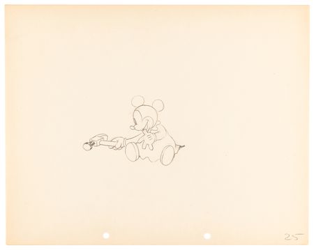 Lot #429 Baby mouse production drawings (3) from Mickey's Nightmare - Image 3