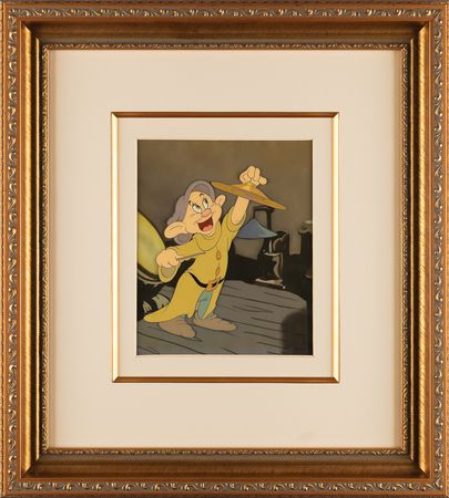 Lot #354 Dopey production cel from Snow White and the Seven Dwarfs - Image 1