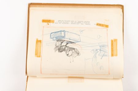 Lot #348 Disney?s 1939 Pinocchio Director-Used Continuity Sketch Book with (48) Original Storyboard Drawings and (175+) Photographic Model Images - Image 46