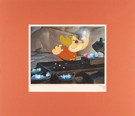 Lot #352 Doc production cel from Snow White and the Seven Dwarfs - Image 2