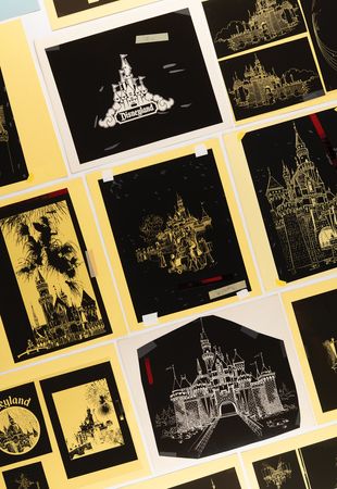 Lot #424 Disneyland Collection of (50+) Sleeping Beauty Castle Promotional Negatives - Image 1