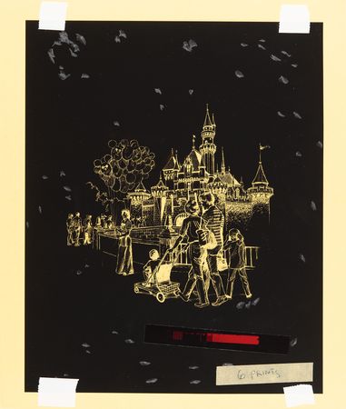 Lot #424 Disneyland Collection of (50+) Sleeping Beauty Castle Promotional Negatives - Image 2