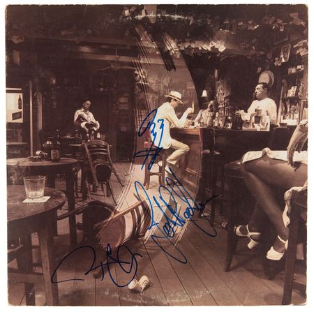 Lot #716 Led Zeppelin Signed Album - In Through the Out Door - Image 1