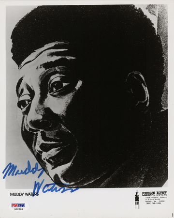 Lot #743 Muddy Waters Signed Photograph - Image 1
