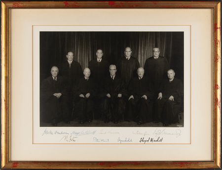 Lot #125 Warren Court Oversized Signed Photograph - Image 1
