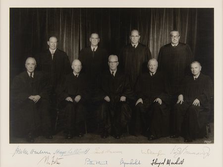 Lot #125 Warren Court Oversized Signed Photograph