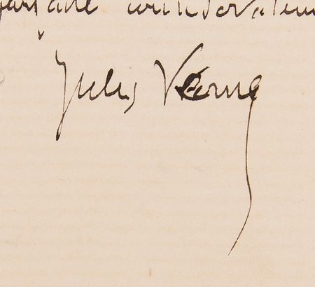 Lot #610 Jules Verne Autograph Letter Signed on His Novel, The Purchase of the North Pole - Image 2