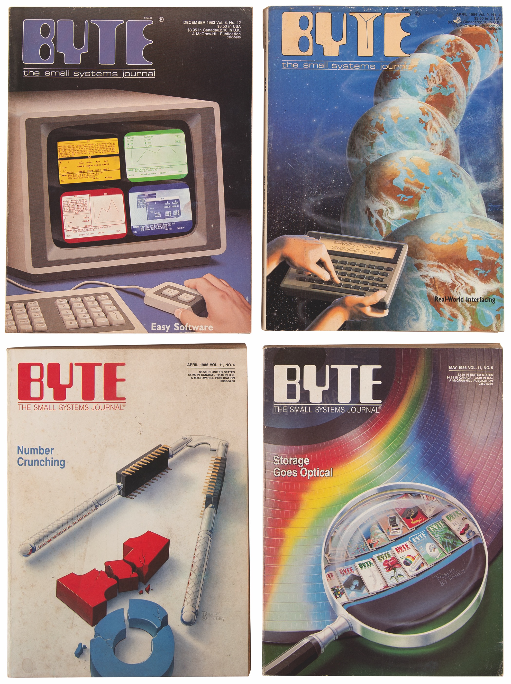 Byte Magazine Collection (40+), with Early Foundational Issues