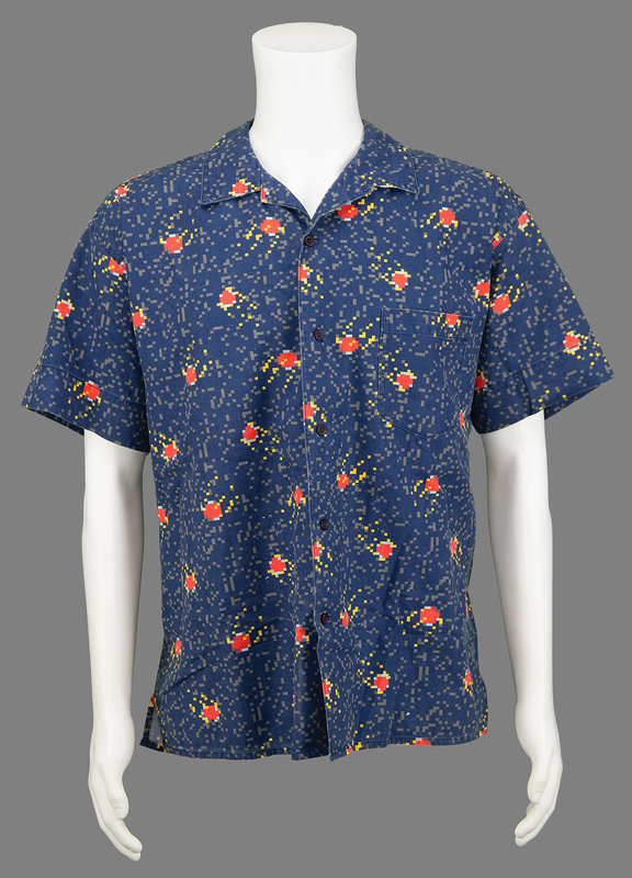 Lot 6100 Apple Computer 'Power UP' Hawaiian-Style Shirt