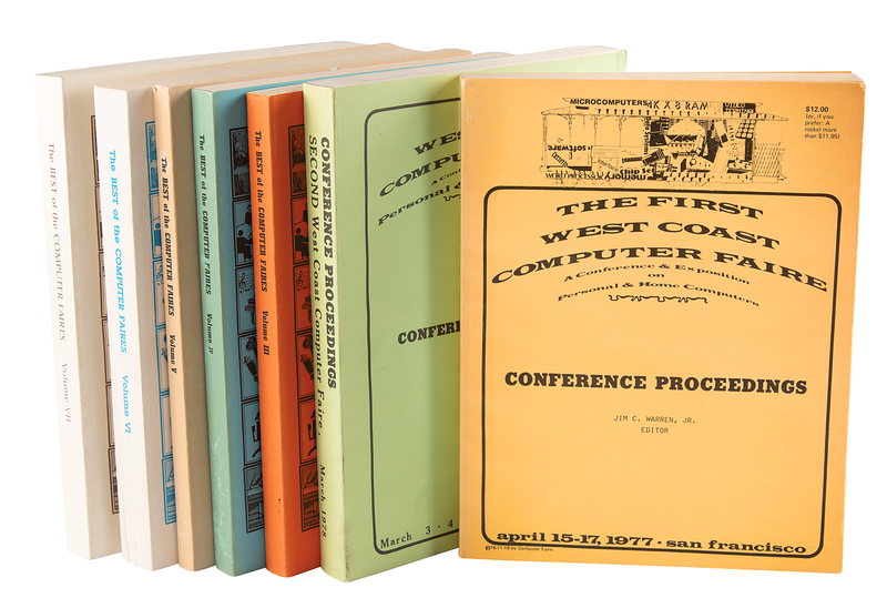 Lot 6153 West Coast Computer Faire First (7) Conference Proceedings Books