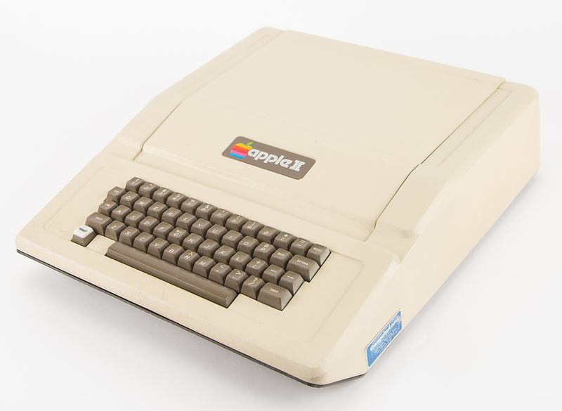 Lot 6018 Apple II Computer with Early Rev. 0 Board in Rare Ventless Case (Serial No. A2S1-0195), with Sanyo VM4209 Monitor