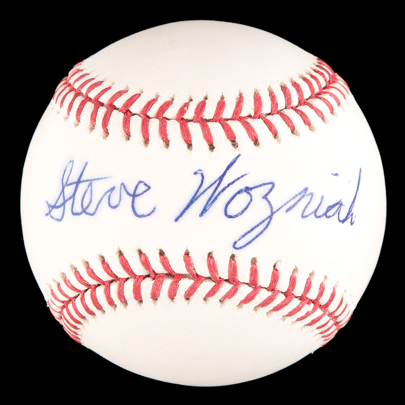 Lot 6007 Steve Wozniak Signed Baseball