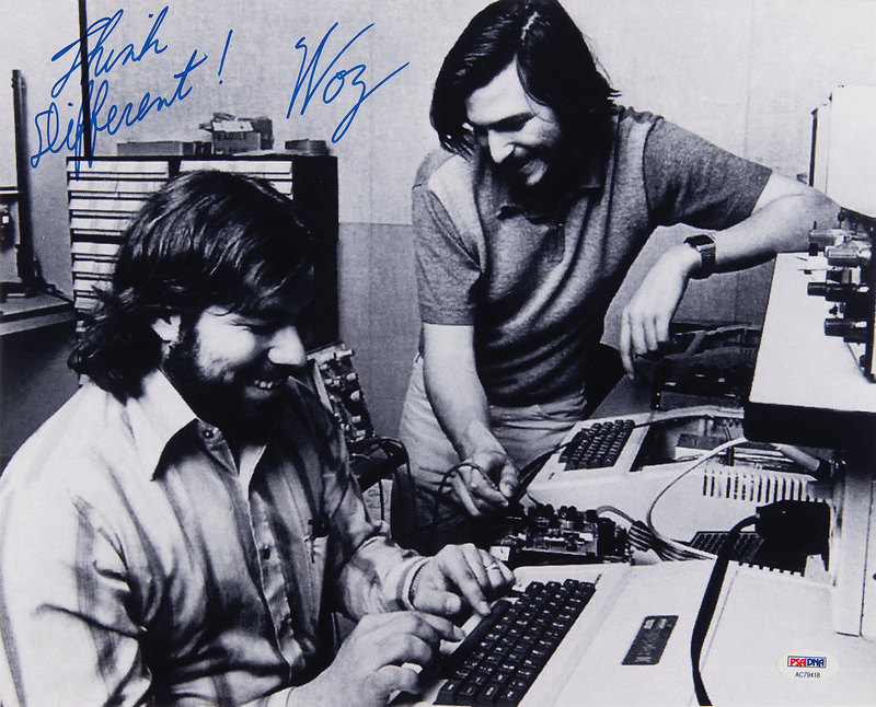 Lot 6008 Steve Wozniak Oversized Signed Photograph