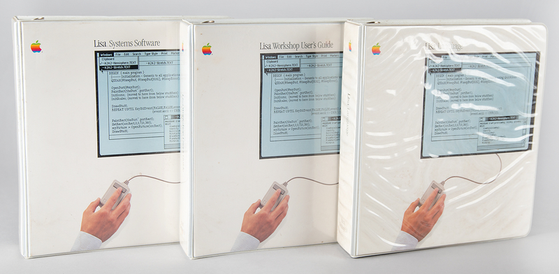 Lot 6121 Apple Lisa (3) Manuals - Lisa Systems Software, Lisa Language, and Lisa Workshop User’s Guide