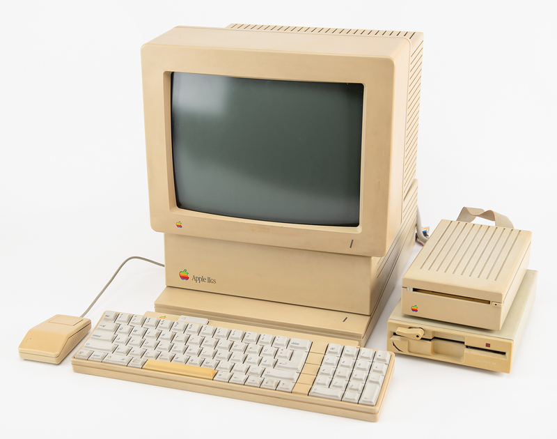 Lot 6038 Apple IIGS Computer 'Serial No. 13' -  with Monitor, Keyboard, Mouse, External Drives, and Manuals