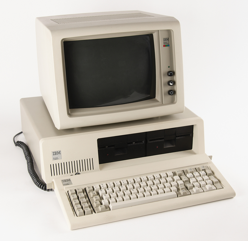 Lot 6167 IBM Personal Computer Early Production Model (Rev. A, Serial No. #0111111), with IBM Monitor, Keyboard, Software, and Original Boxes