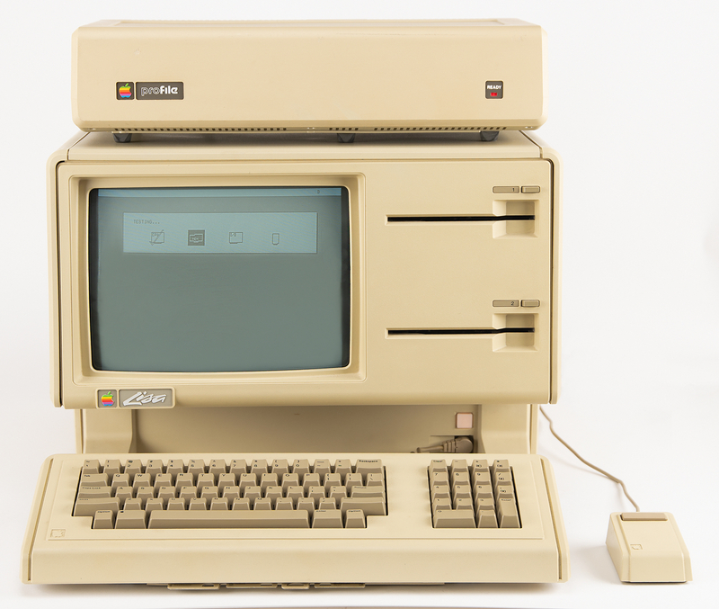 Lot 6026 Apple Lisa Computer with 'Twiggy' Drives, ProFile Hard Drive, Mouse, Keyboard, and Software