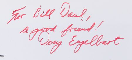 Lot #6137 Douglas Engelbart Signed Book - Portraits of Success (Presented to a Fellow Researcher from SRI International) - Image 2