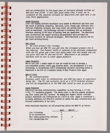 Lot #6090 Apple: 1983 Macintosh Introduction Plan - 