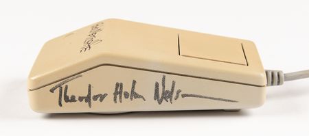 Lot #6132 Tech Innovators Multi-Signed (4) Apple Macintosh Mouse: Douglas Engelbart, Robert Metcalfe, Ted Nelson, and Dan Bricklin - Image 4