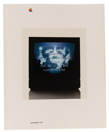 Lot #6093 Apple 1984 Annual Report and (6) Photographs of Jim Henson, Maya Lin, and 'The Fathers of Mac' - From the Collection of Clement Mok - Image 4