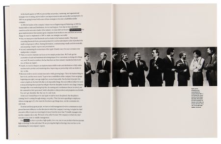 Lot #6093 Apple 1984 Annual Report and (6) Photographs of Jim Henson, Maya Lin, and 'The Fathers of Mac' - From the Collection of Clement Mok - Image 6