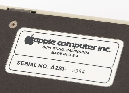 Lot #6017 Apple II Computer with Early Rev. 0 Board (Serial No. A2S1-5384) - Image 7