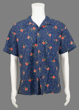 Lot #6100 Apple Computer 'Power UP' Hawaiian-Style Shirt - Image 1