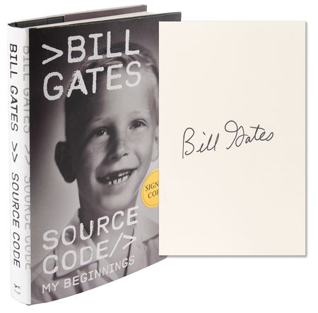 Lot #6151 Bill Gates Signed Book - Source Code: My Beginnings - Image 1