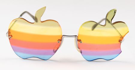 Lot #6088 Steve Wozniak's Apple Rainbow Glasses - Image 4