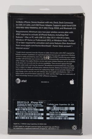 Lot #6064 Apple iPhone - Rare 4GB Model (First Generation, Sealed) - Image 4