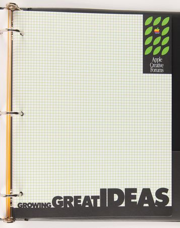 Lot #6104 Apple Creative Forums (2) NYC Event Binders (1990) - From the Collection of Ron Fernandez - Image 10